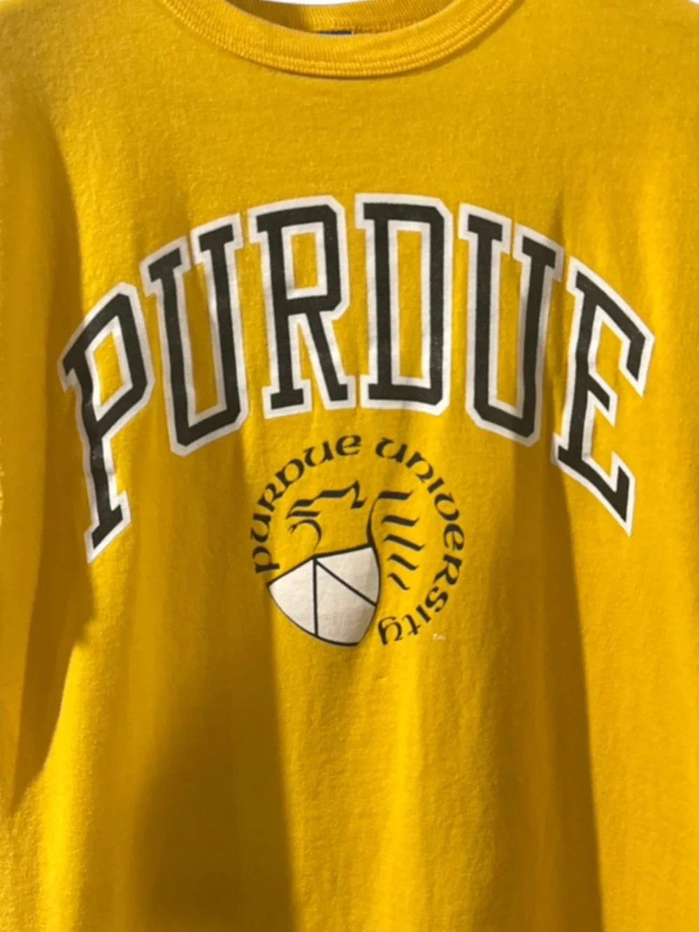 Vintage Champion Purdue University Logo Graphic T-shirt Size Men’s Large - Picture 2 of 6